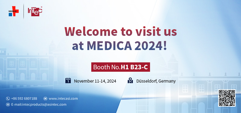  InTec PRODUCTS invites you to visit us at MEDICA 2024 at H1 B23-C!